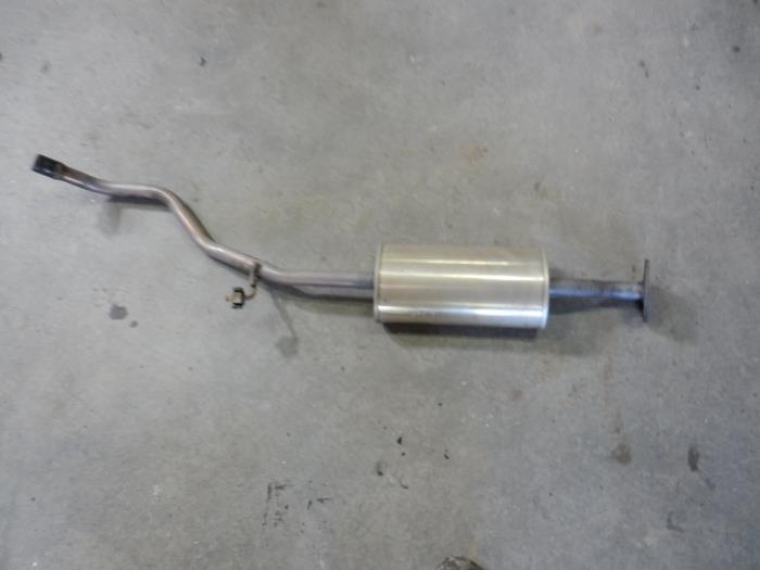 Exhaust middle silencer from a Nissan Micra (K12) 1.2 16V 2008