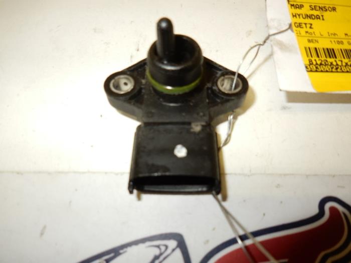 Begagnade MAP-sensor (insugsrör) Hyundai Getz 1.1i 12V Pris på förfrågan erbjuds av Autodemontage Joko B.V.