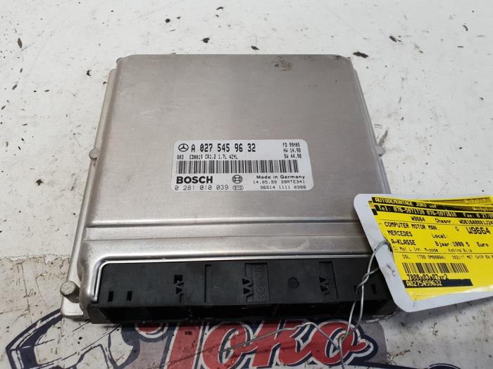 Used Engine management computer Mercedes A (W168) 1.7 A-170 CDI 16V Price on request offered by Autodemontage Joko B.V.
