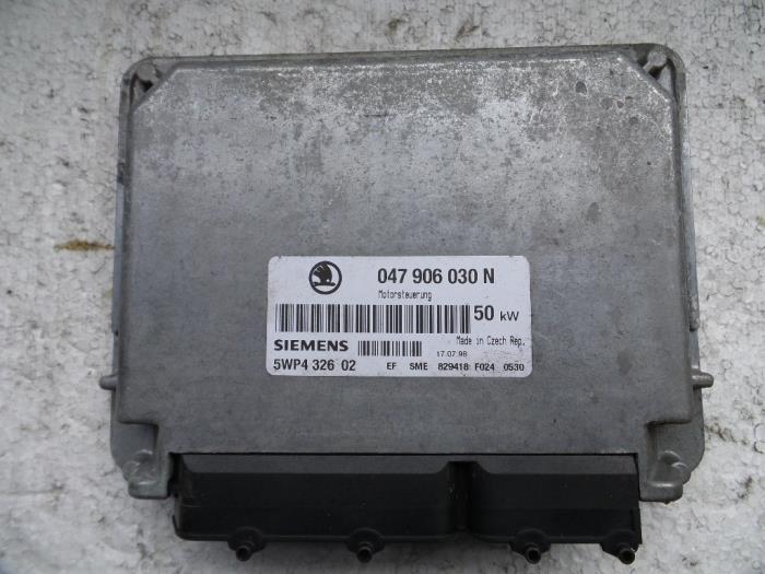 Used Engine management computer Skoda Felicia II (6U1) 1.3 Price on request offered by Autodemontage Joko B.V.