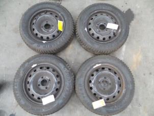 Used Set of wheels + winter tyres Peugeot 306 Break (7E) 1.4 XN,XR Price on request offered by Autodemontage Joko B.V.