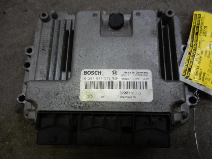 Used Engine management computer Renault Megane II Grandtour (KM) 1.9 dCi 115 Price on request offered by Autodemontage Joko B.V.