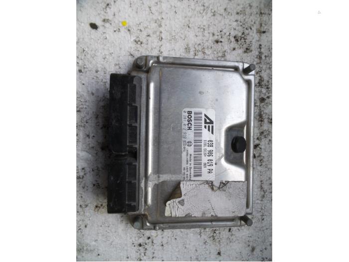 Used Engine management computer Volkswagen Sharan (7M8/M9/M6) 1.9 TDI 115 Price on request offered by Autodemontage Joko B.V.