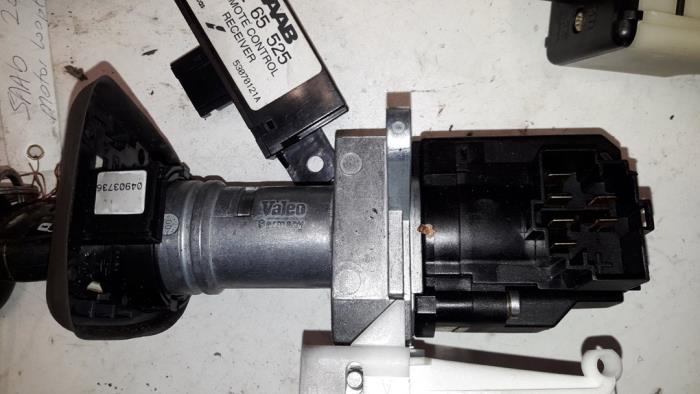 Set of cylinder locks (complete) from a Saab 9-3 I (YS3D) 2.2 TiD Kat. 2001