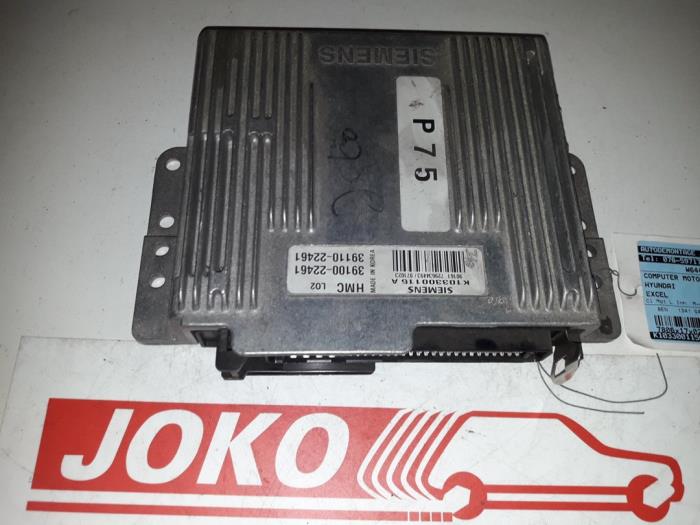 Used Engine management computer Hyundai Accent II/Excel II/Pony 1.3i 12V Price on request offered by Autodemontage Joko B.V.