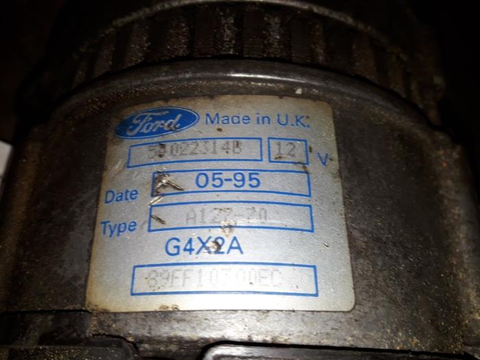Begagnade Dynamo Ford Fiesta 3 1.8 C,CL,DC,DCL,Classic Pris på förfrågan erbjuds av Autodemontage Joko B.V.