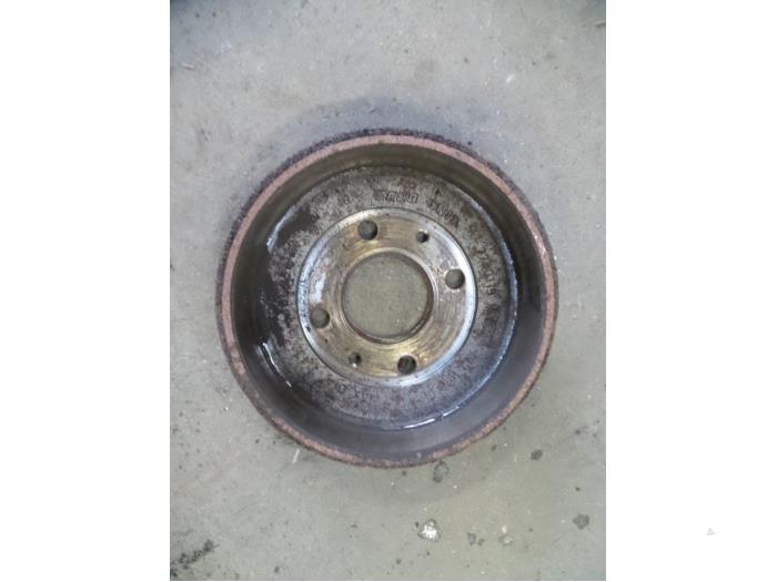 Rear brake drum from a Ford Ka II 1.2 2010