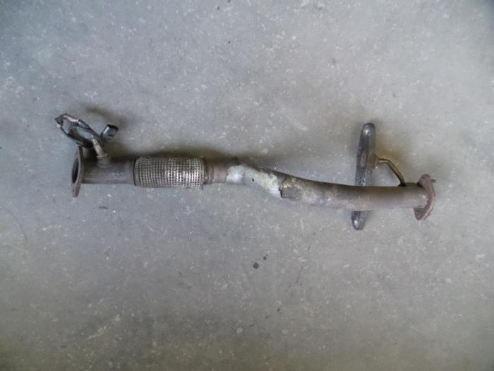 Exhaust front section from a Seat Leon (1P1) 2.0 TDI 16V 2005