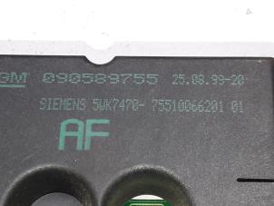 Innerdisplay från en Opel Zafira (F75) 2.0 DI 16V 1999