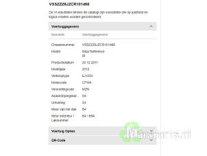 Usados Caja de cambios Seat Ibiza IV (6J5) 1.2 TDI Ecomotive Precio € 150,00 Norma de margen ofrecido por Autodemontagebedrijf De Mars