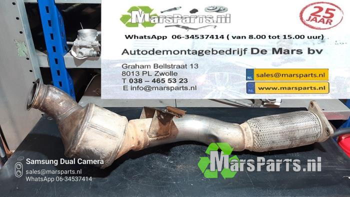 Used Front pipe + catalyst Volkswagen Touareg (7LA/7L6) 2.5 TDI R5 Price € 200,00 Margin scheme offered by Autodemontagebedrijf De Mars