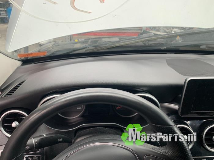 Airbag set + dashboard from a Mercedes-Benz C (W205) C-200 1.6 CDI BlueTEC, C-200 d 16V 2015