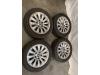 Sport rims set + tires from a BMW 3 serie Compact (E46/5) 316ti 16V 2004