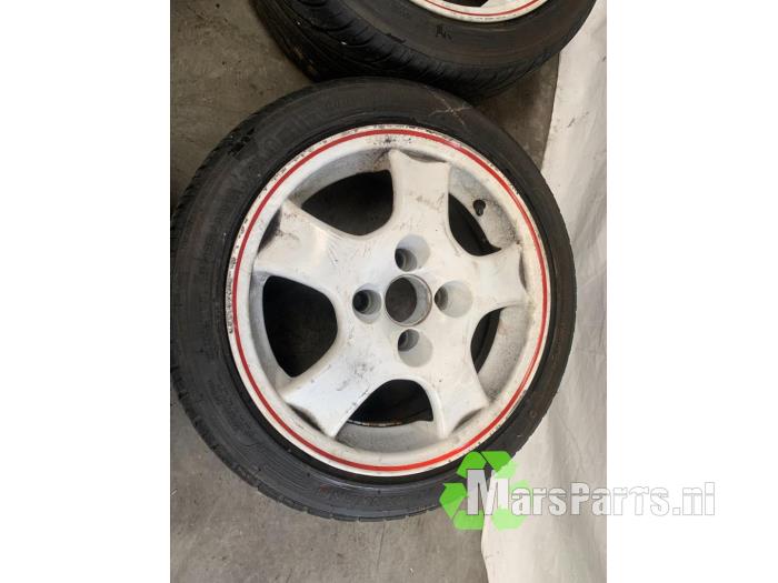 Sport rims set + tires Opel Corsa C 1.0 12V Twin Port 7R570403 Alloy