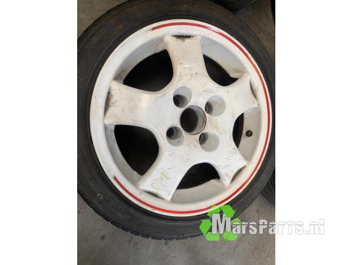 Sport rims set + tires Opel Corsa C 1.0 12V Twin Port - 7R570403 Alloy ...
