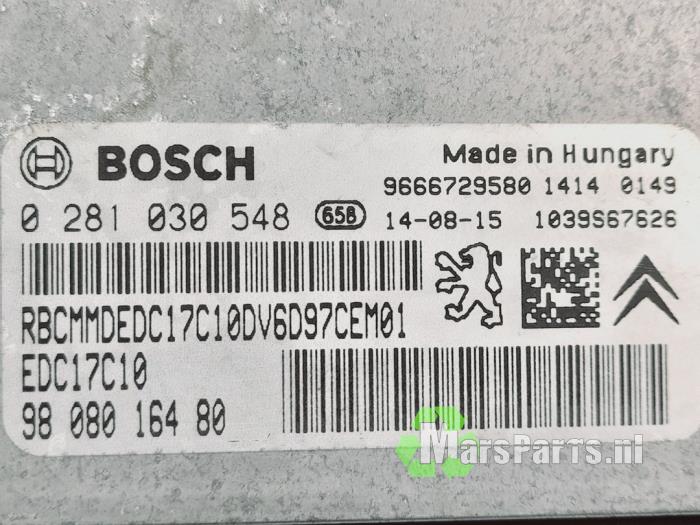 Komputer sterowania silnika z Peugeot 308 (L3/L8/LB/LH/LP) 1.6 HDi 2014