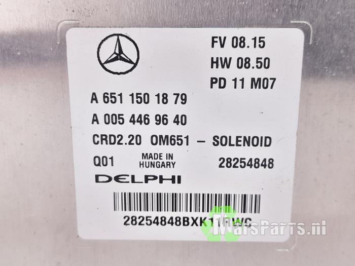 Ordenador de gestión de motor de un Mercedes-Benz Vito (639.6) 2.2 113 CDI 16V Euro 5 2011