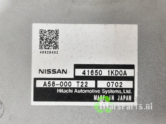 Módulo de transferencia 4x4 de un Nissan Juke (F15) 1.6 DIG-T 16V 4x4 2011