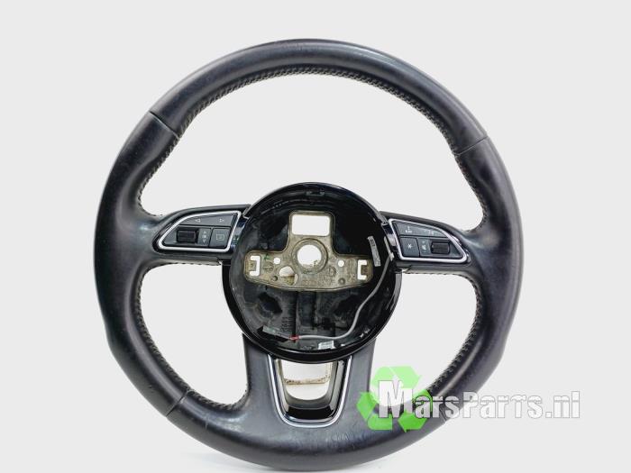 Steering wheel from a Audi Q3 (8UB/8UG) 2.0 TDI 16V 150 Quattro 2016