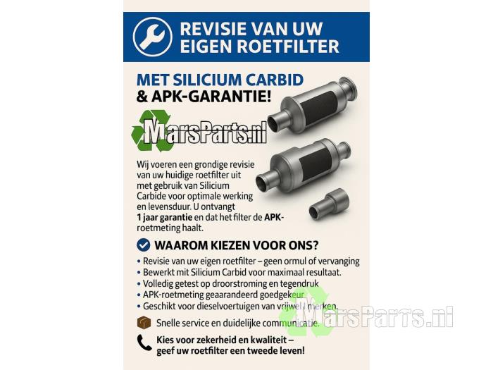 Generalüberholte Rußfilter Mercedes Sprinter 4,6t (906.65) 419 CDI V6 24V Preis auf Anfrage angeboten von Autodemontagebedrijf De Mars