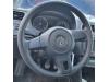 Steering wheel from a Volkswagen Polo V (6R), 2009 / 2017 1.2 12V BlueMotion Technology, Hatchback, Petrol, 1.198cc, 51kW (69pk), FWD, CGPA, 2009-06 / 2014-05 2010