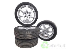 Used Set of wheels + tyres Mercedes C Sportcoupé (C203) 1.8 C-180K 16V Price € 400,00 Margin scheme offered by Autodemontagebedrijf De Mars