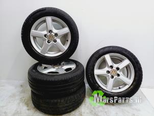 Used Set of wheels + tyres Volkswagen Polo IV (9N1/2/3) 1.2 12V Price € 200,00 Margin scheme offered by Autodemontagebedrijf De Mars