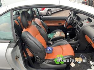 Used Set of upholstery (complete) Peugeot 206 CC (2D) 1.6 16V Price € 200,00 Margin scheme offered by Autodemontagebedrijf De Mars