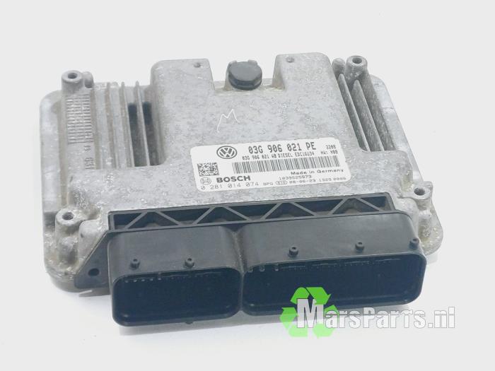 Engine management computer Volkswagen Caddy III 1.9 TDI - 03G906021PE ...