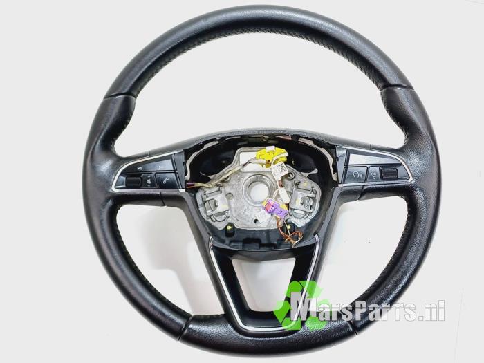 Lenkrad van een Seat Leon (5FB) 1.6 TDI Ecomotive 16V 2014