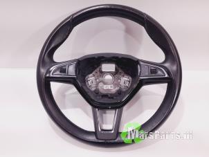 Used Steering wheel Skoda Fabia III Combi (NJ5) 1.2 TSI 16V Greentech Price € 60,00 Margin scheme offered by Autodemontagebedrijf De Mars