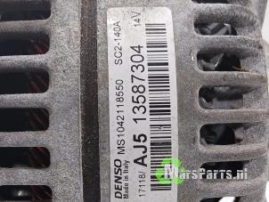 Dynamo van een Opel Astra K 1.6 CDTI 110 16V 2018