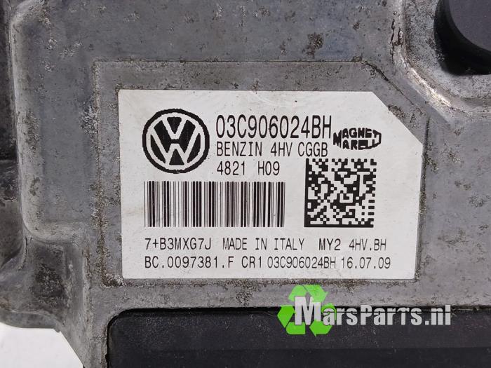 Injection computer from a Volkswagen Polo V (6R) 1.4 16V 2009