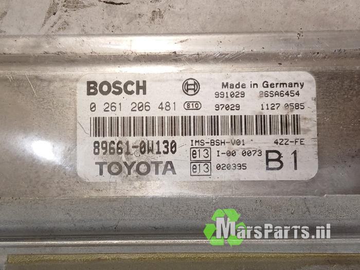 Engine management computer from a Toyota Corolla (EB/WZ/CD) 1.4 16V VVT-i 2000