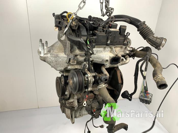 Motor van een Ford Fiesta 7 1.1 Ti-VCT 12V 70 2018