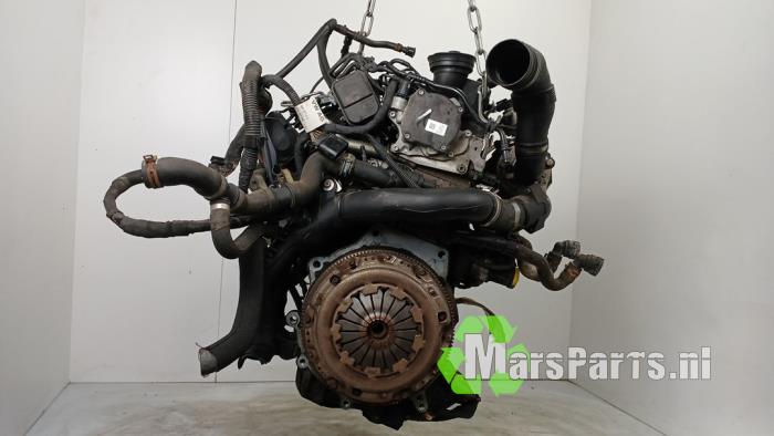 Motor van een Volkswagen Polo V (6R) 1.2 TDI 12V BlueMotion 2012