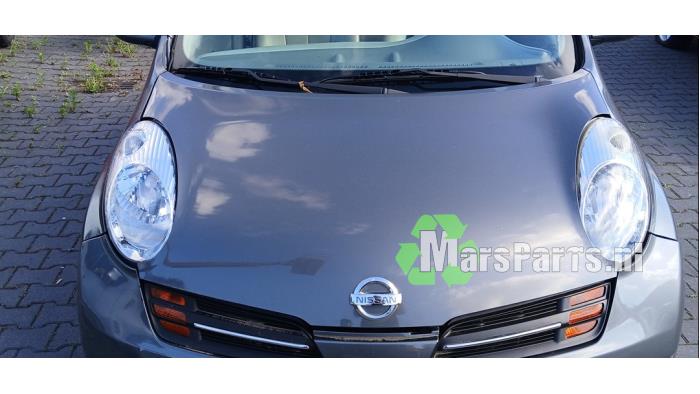 Używane Maska Nissan Micra (K12) 1.4 16V Cena € 85,00 Procedura marży oferowane przez Autodemontagebedrijf De Mars