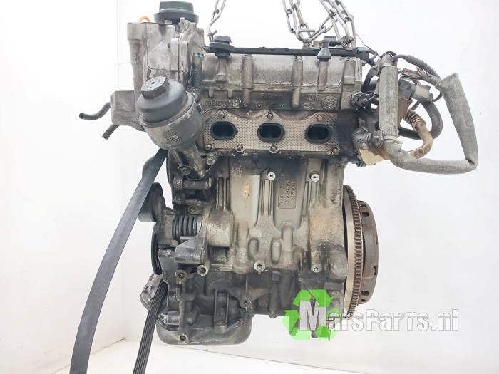 Begagnade Motor Volkswagen Polo IV (9N1/2/3) 1.2 12V Pris € 350,00 Marginaltabell erbjuds av Autodemontagebedrijf De Mars