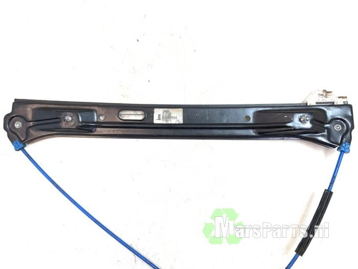 Door window regulator with motor