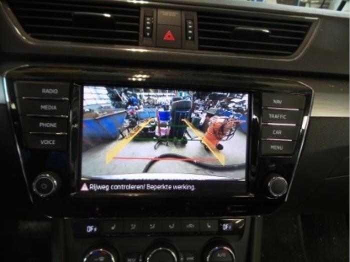 Display Multi Media control unit Skoda Superb Combi 2.0 TDI - 3V0919606