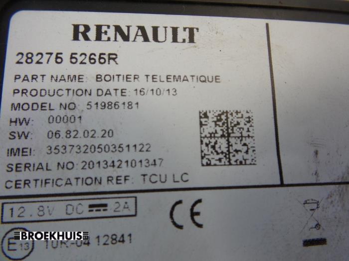 Modul telefoniczny z Renault Clio IV Estate/Grandtour (7R) 1.5 Energy dCi 90 FAP 2014