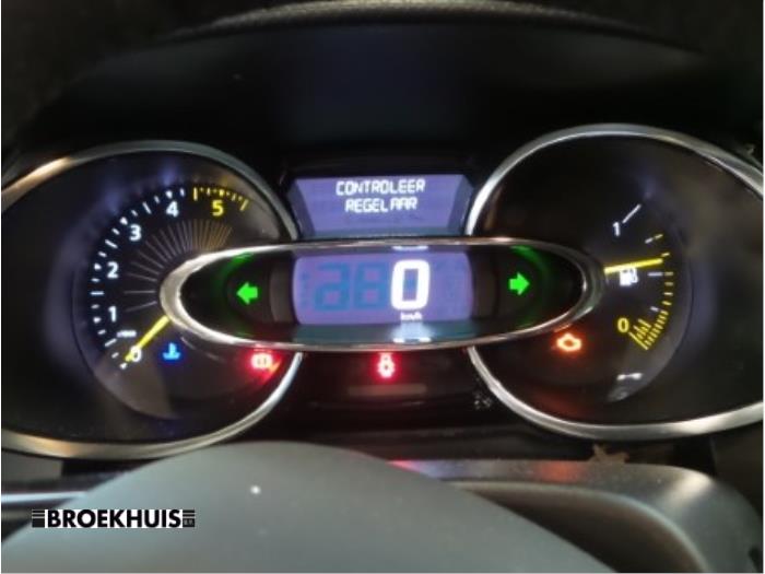 Odometer KM from a Renault Clio IV Estate/Grandtour (7R) 1.5 Energy dCi 90 FAP 2014