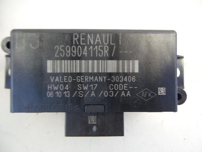 PDC Sensor Set van een Renault Clio IV Estate/Grandtour (7R) 1.5 Energy dCi 90 FAP 2014