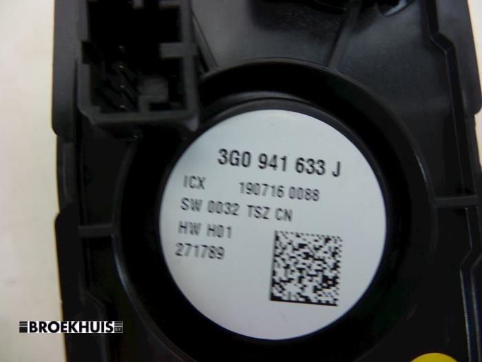 Interruptor de luz de un Volkswagen Passat (3G2) 1.4 TSI GTE 16V 2016
