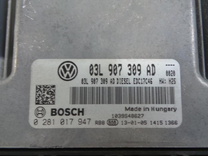 Ordenadores de inyección de un Volkswagen Touran (1T3) 2.0 TDI 16V 177 2013
