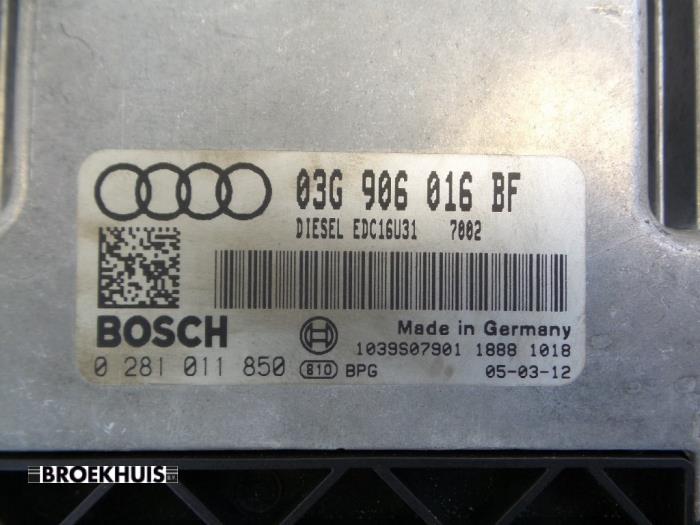 Sterownik wtrysku z Audi A6 (C6) 2.0 TDI 16V 2005