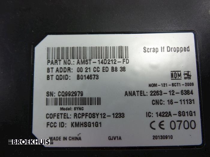 Phone module from a Ford C-Max (DXA) 1.6 SCTi 16V 2014