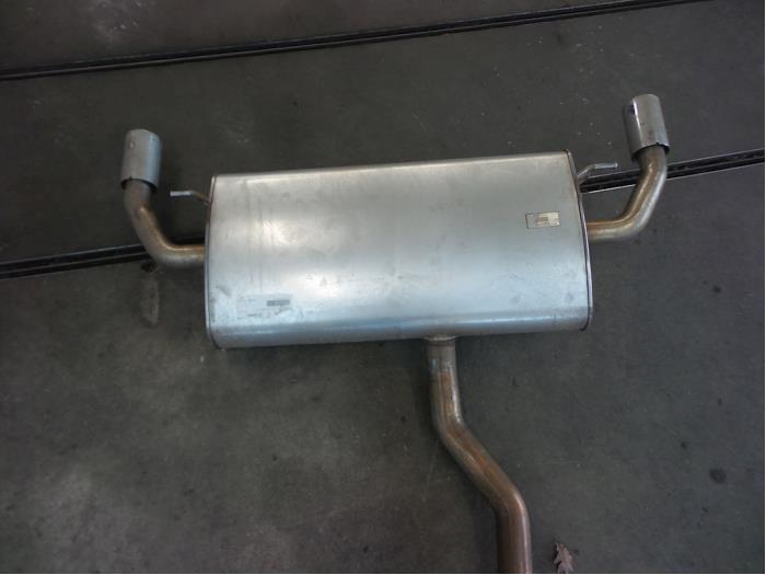 Exhaust central + rear silencer from a Volvo XC60 II (UZ) 2.0 T5 16V 2019