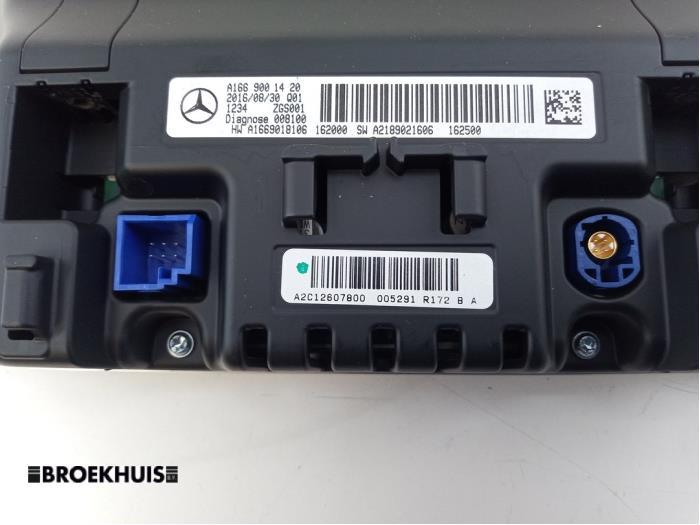 Controlador de pantalla multimedia de un Mercedes-Benz B (W246,242) 1.5 B-180 CDI 16V 2016