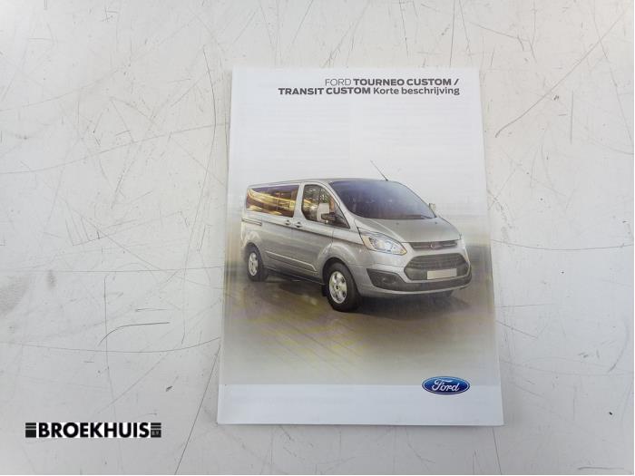 Instruction Booklet Ford Transit Custom 2.0 TDCi 16V Eco Blue 130 ...